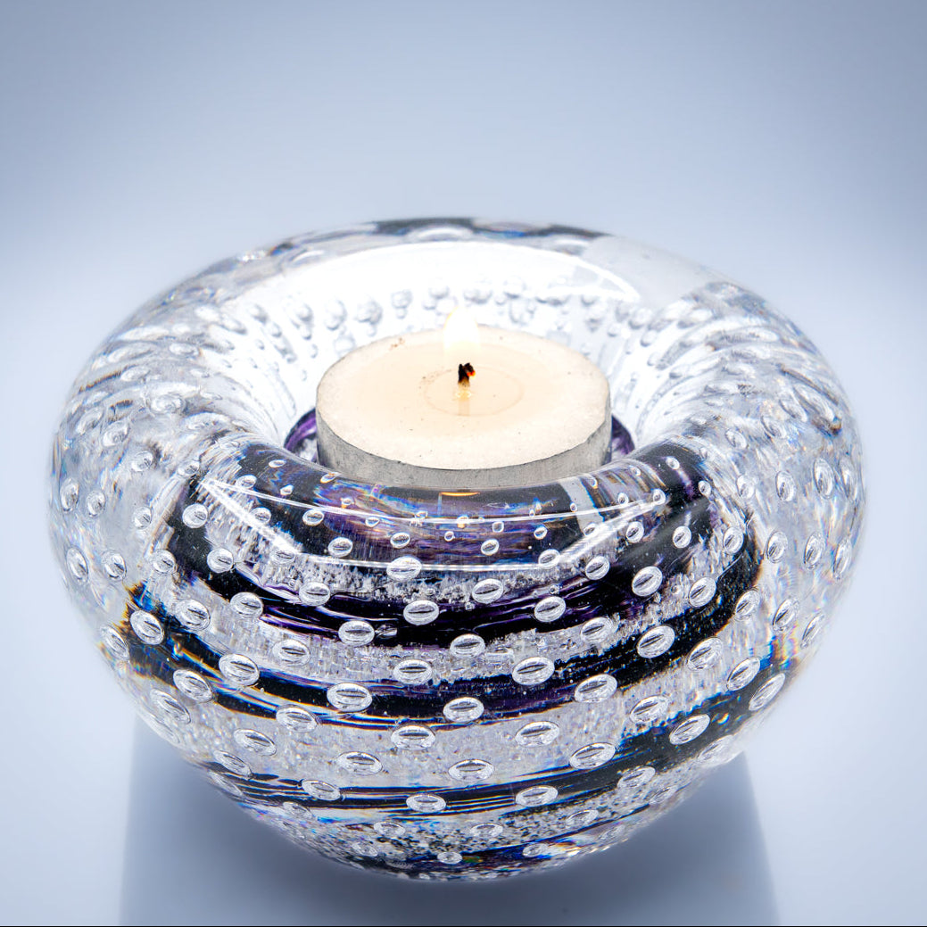 Ashes Bubbled Candle Holder