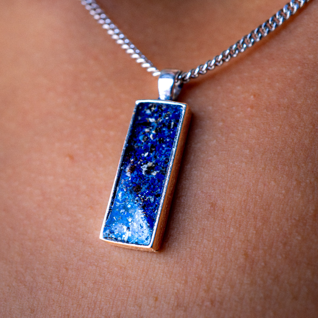 Ashes Rectangle Pendant
