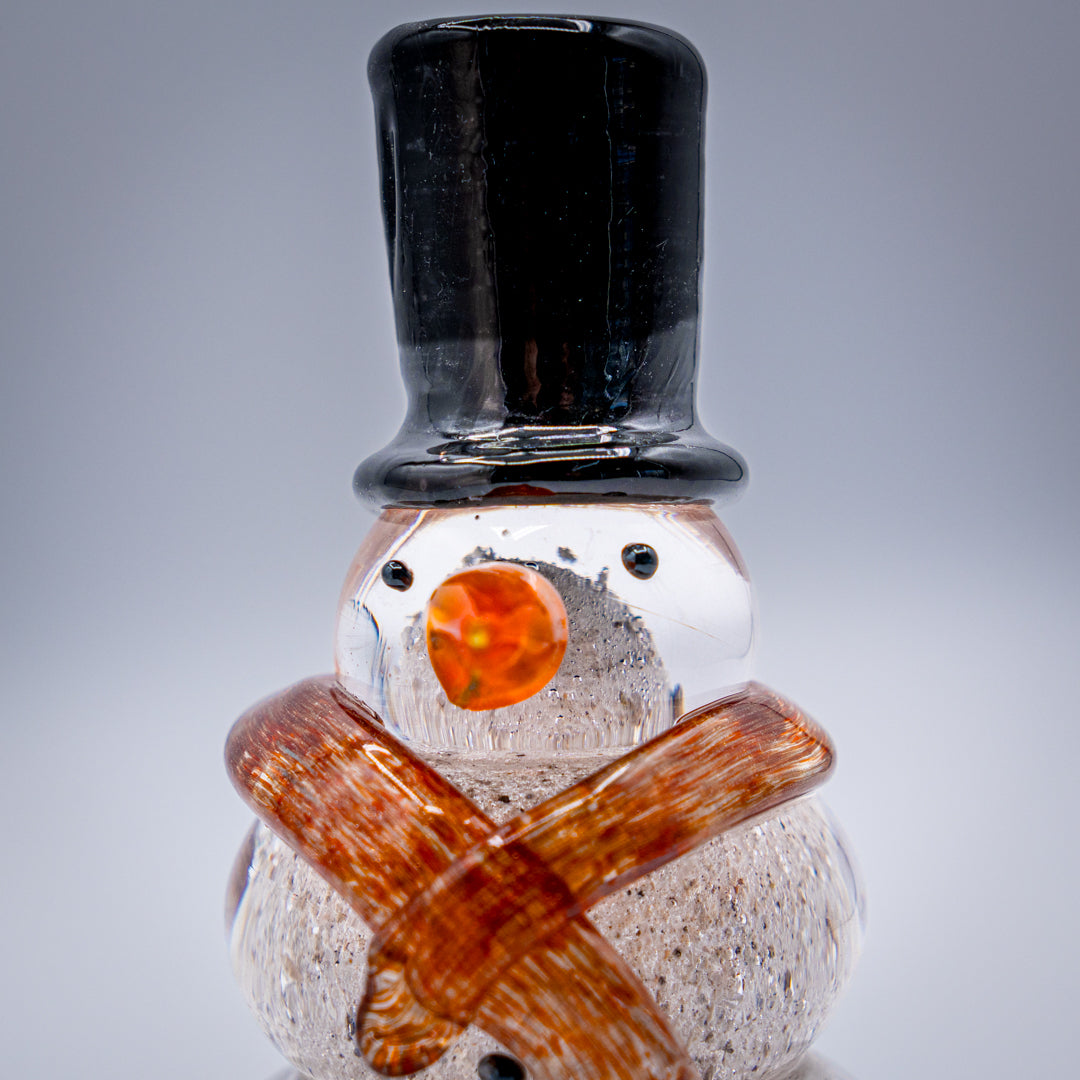 Ashes to Glass Snowman