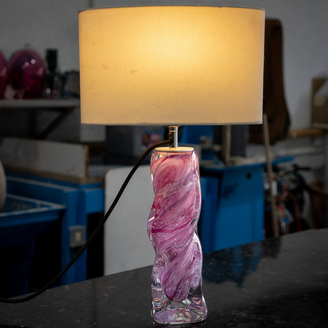 Ashes to Glass Vortex Table Lamp