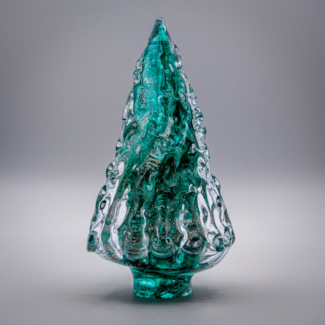 Ashes to glass Christmas tree ornament