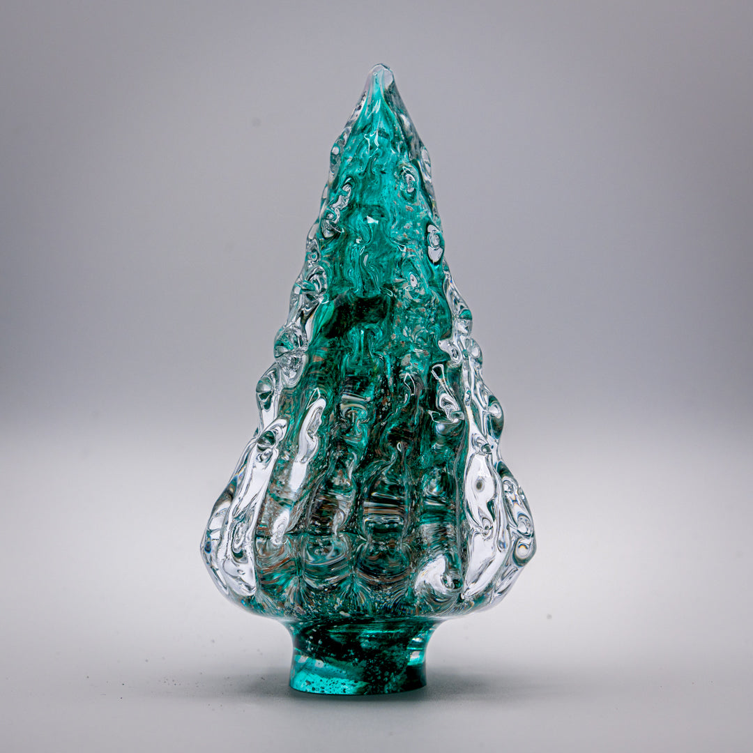 Ashes to glass Christmas tree ornament