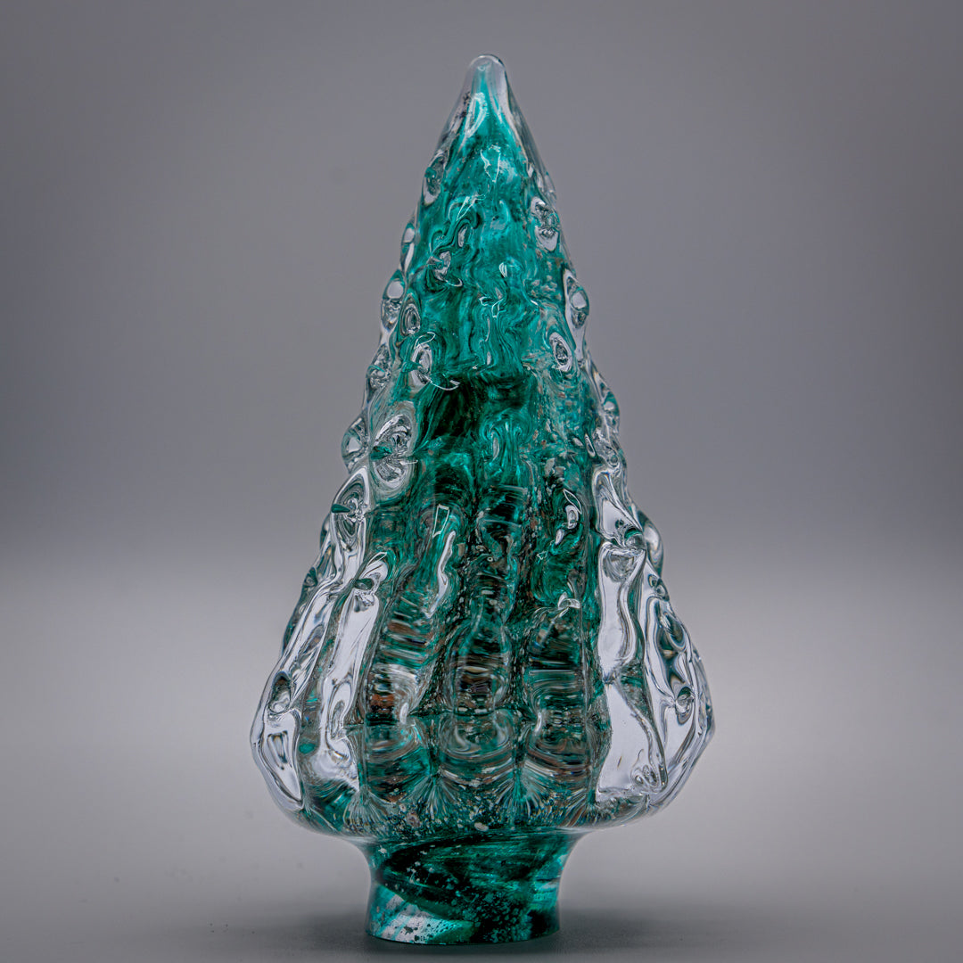 Ashes to glass Christmas tree ornament