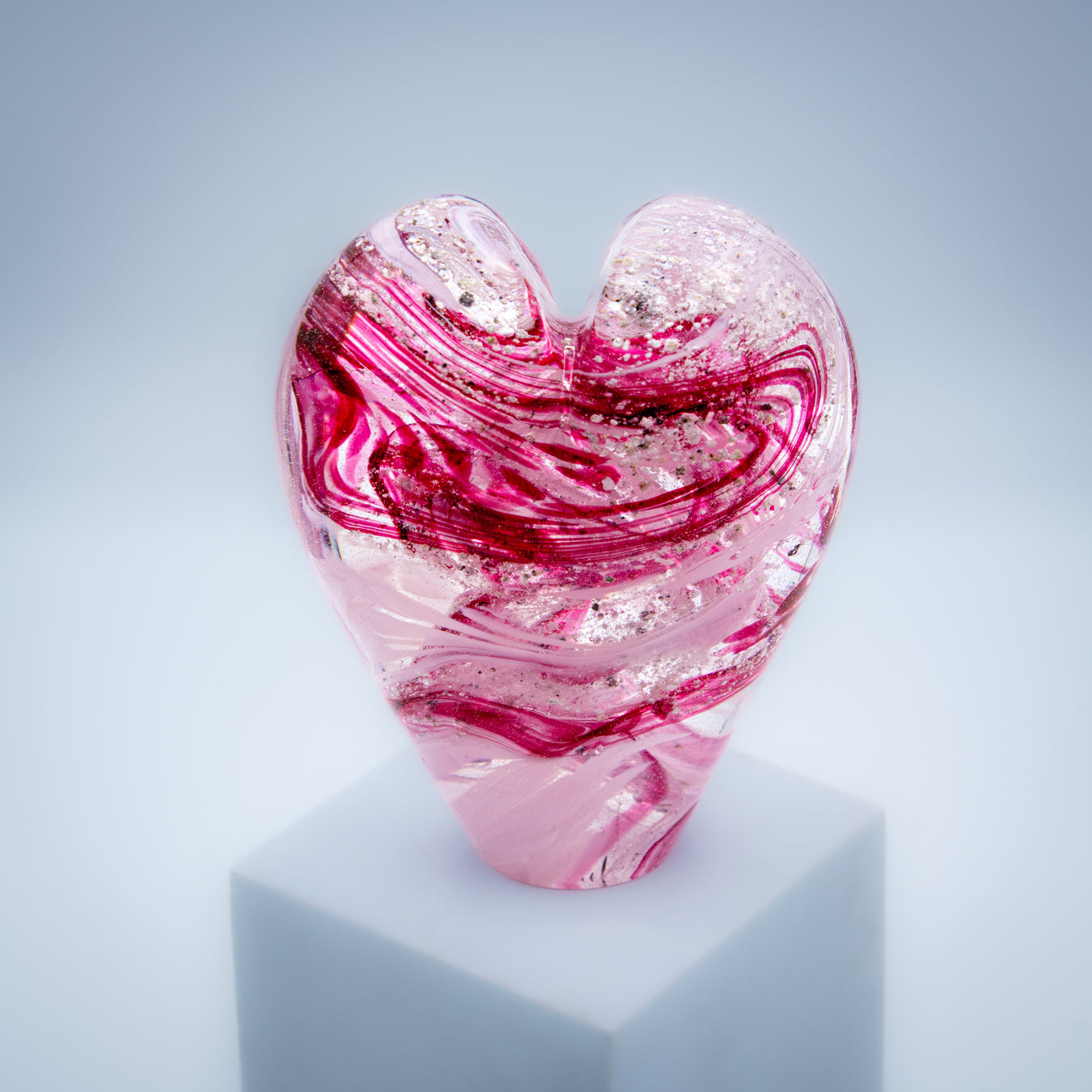 Ashes to Glass Heart Keepsake