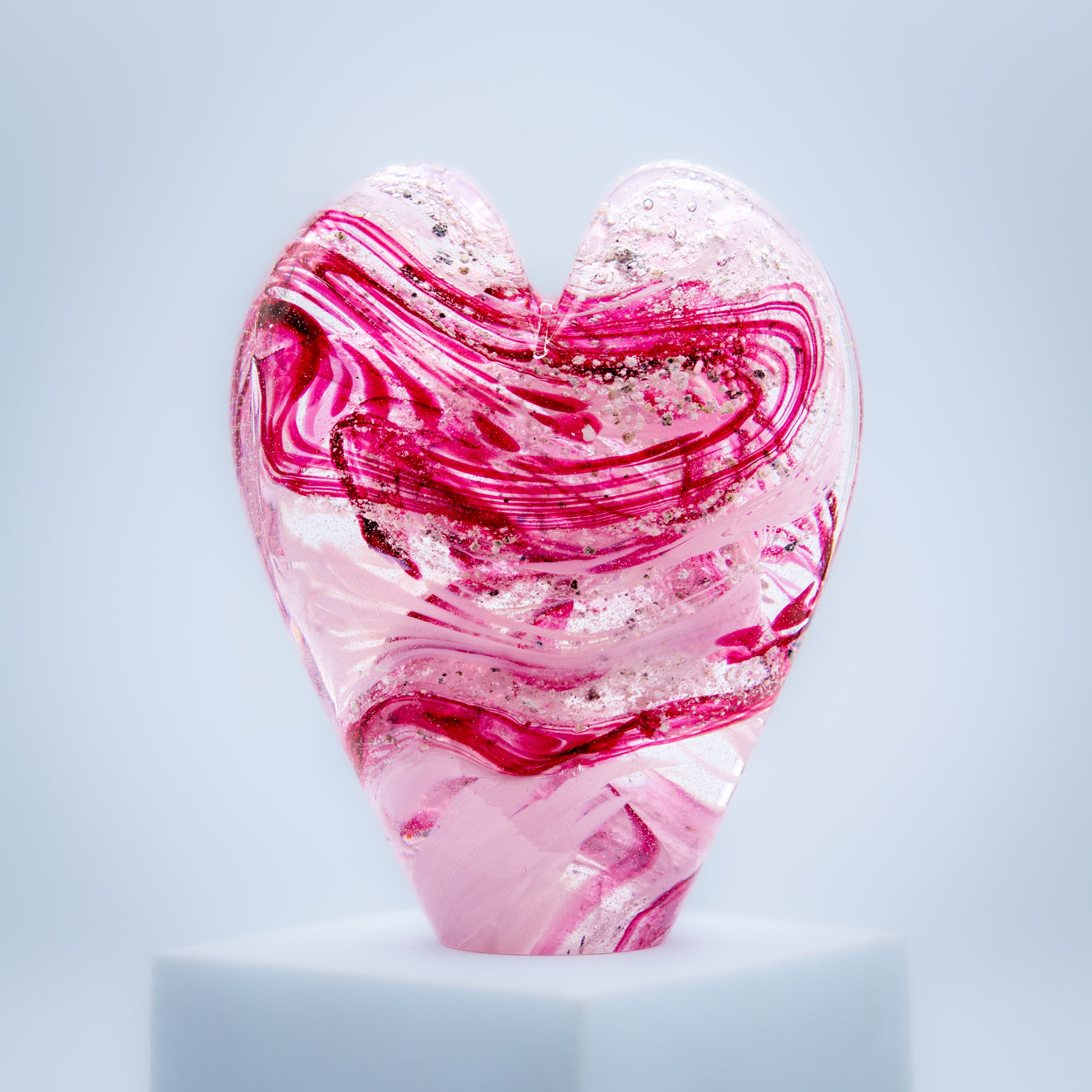 Ashes to Glass Heart Keepsake