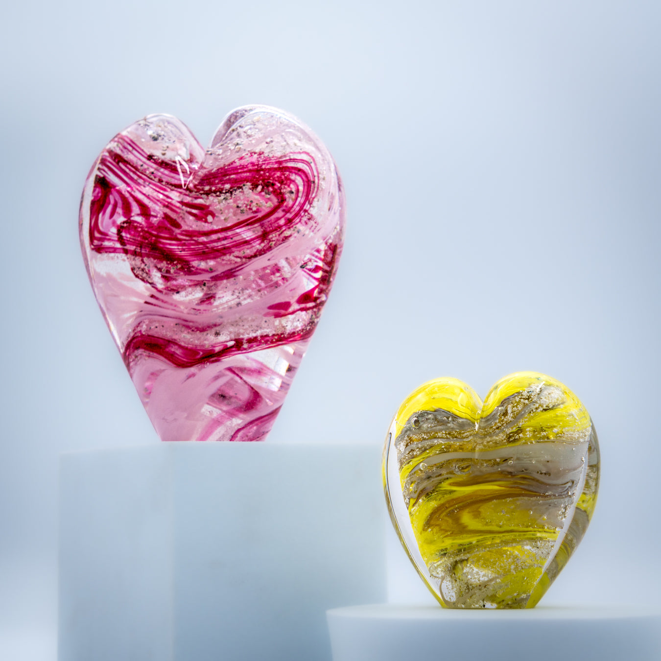 Ashes to Glass Heart Keepsake