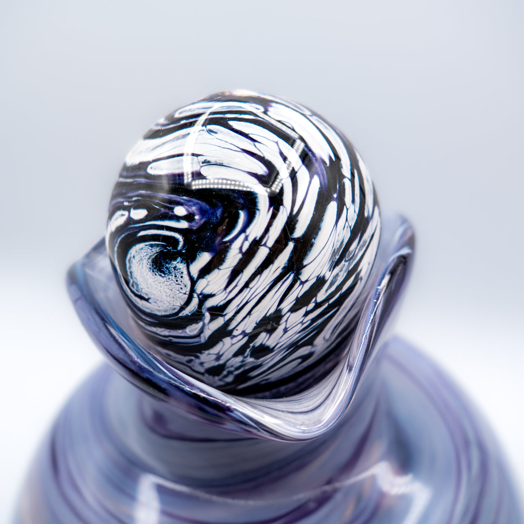 Glass Urn - Hyacinth Blue