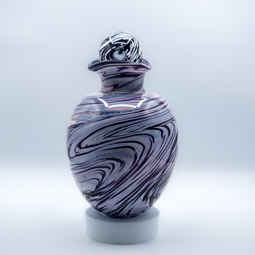 Glass Urn - Hyacinth Blue