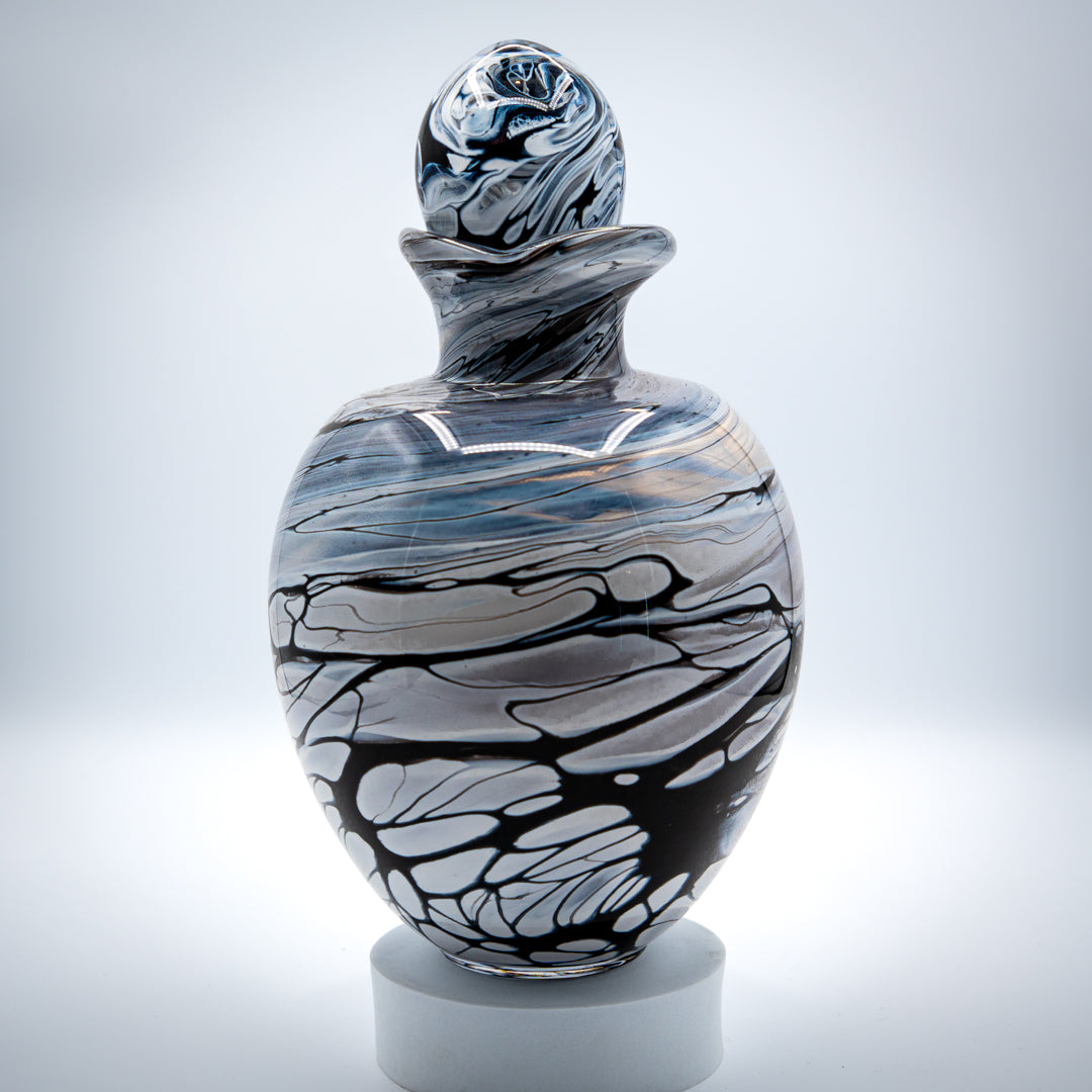 Glass Urn - Marbled