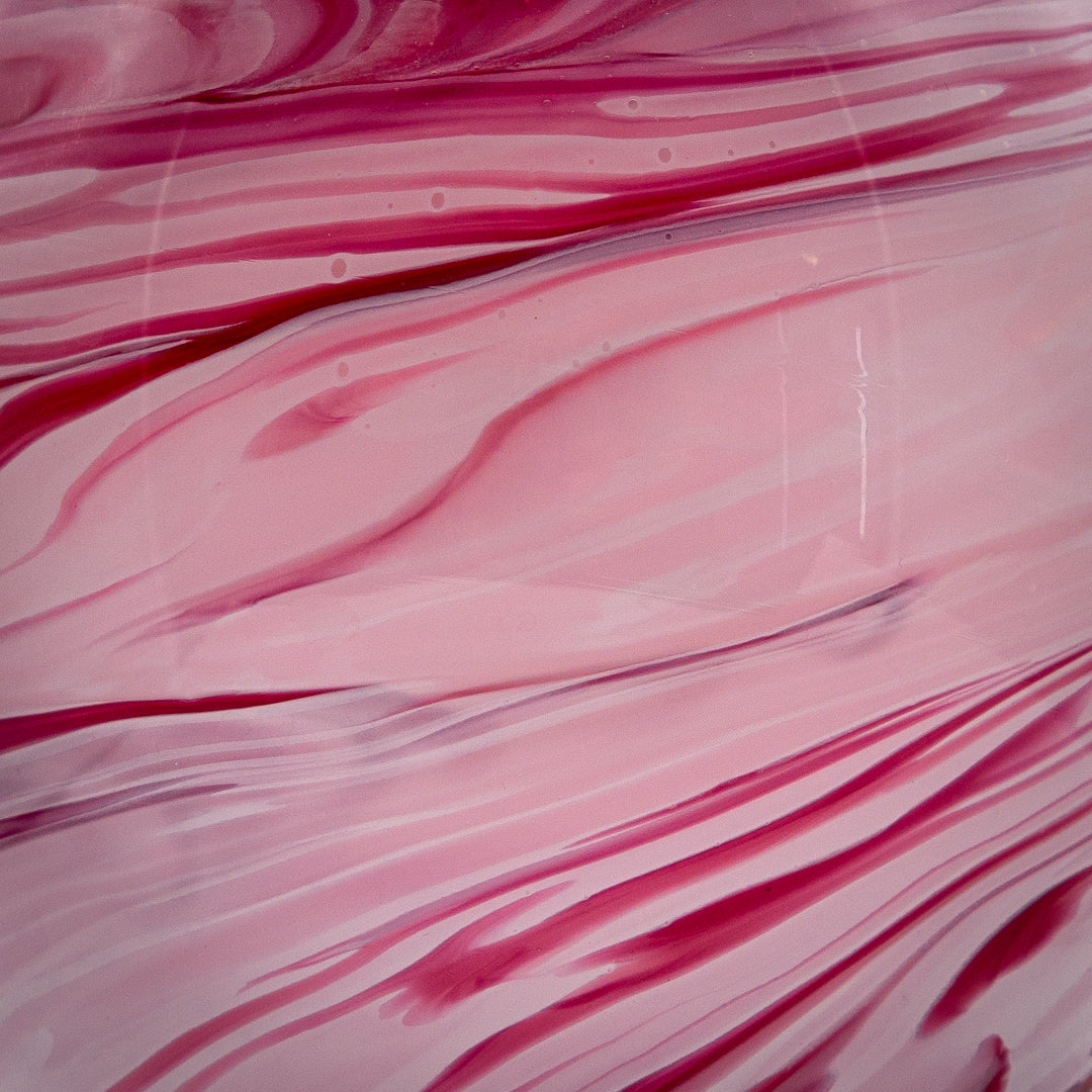 Glass Urn Colour - Ruby & Baby Pink