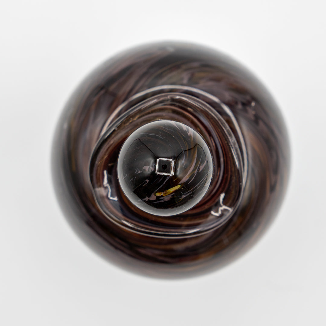 Glass Urn Small - Tortoise Shell & Mocha