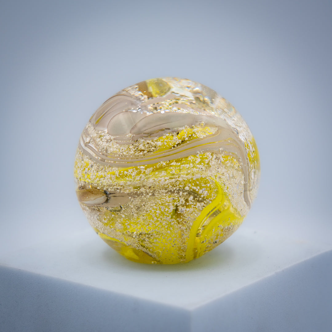 Mini Ashes Round Paperweight