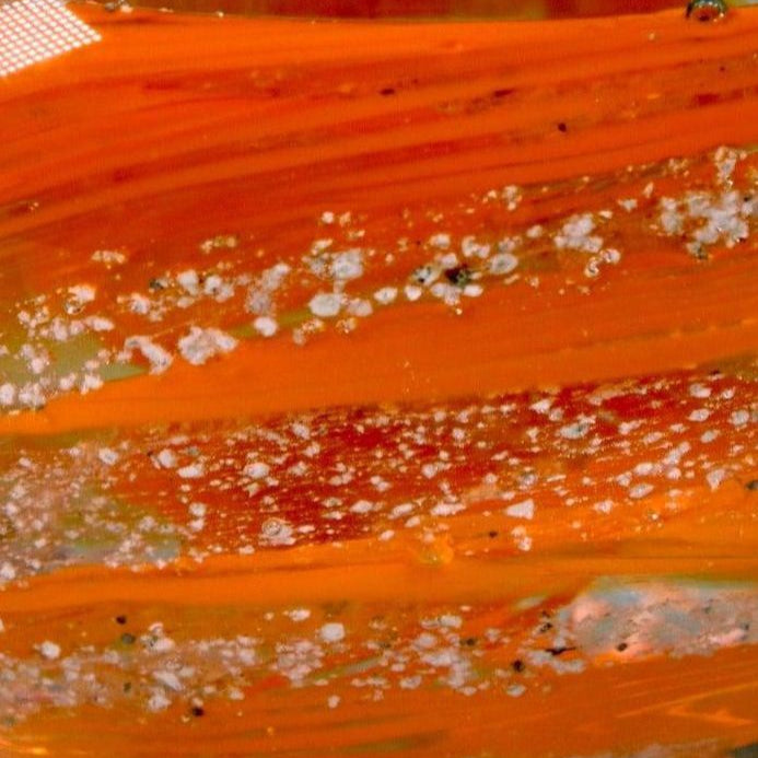 Orange ashes to glass colourway