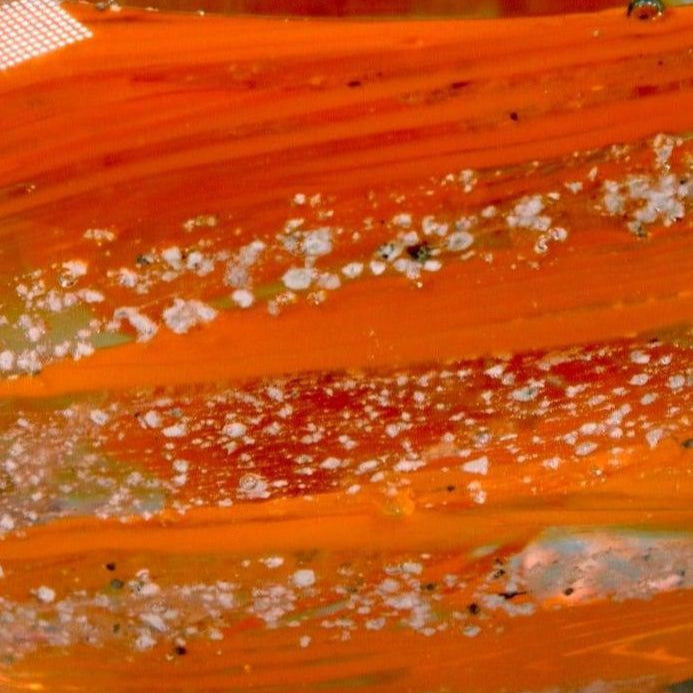 Orange ashes to glass colourway