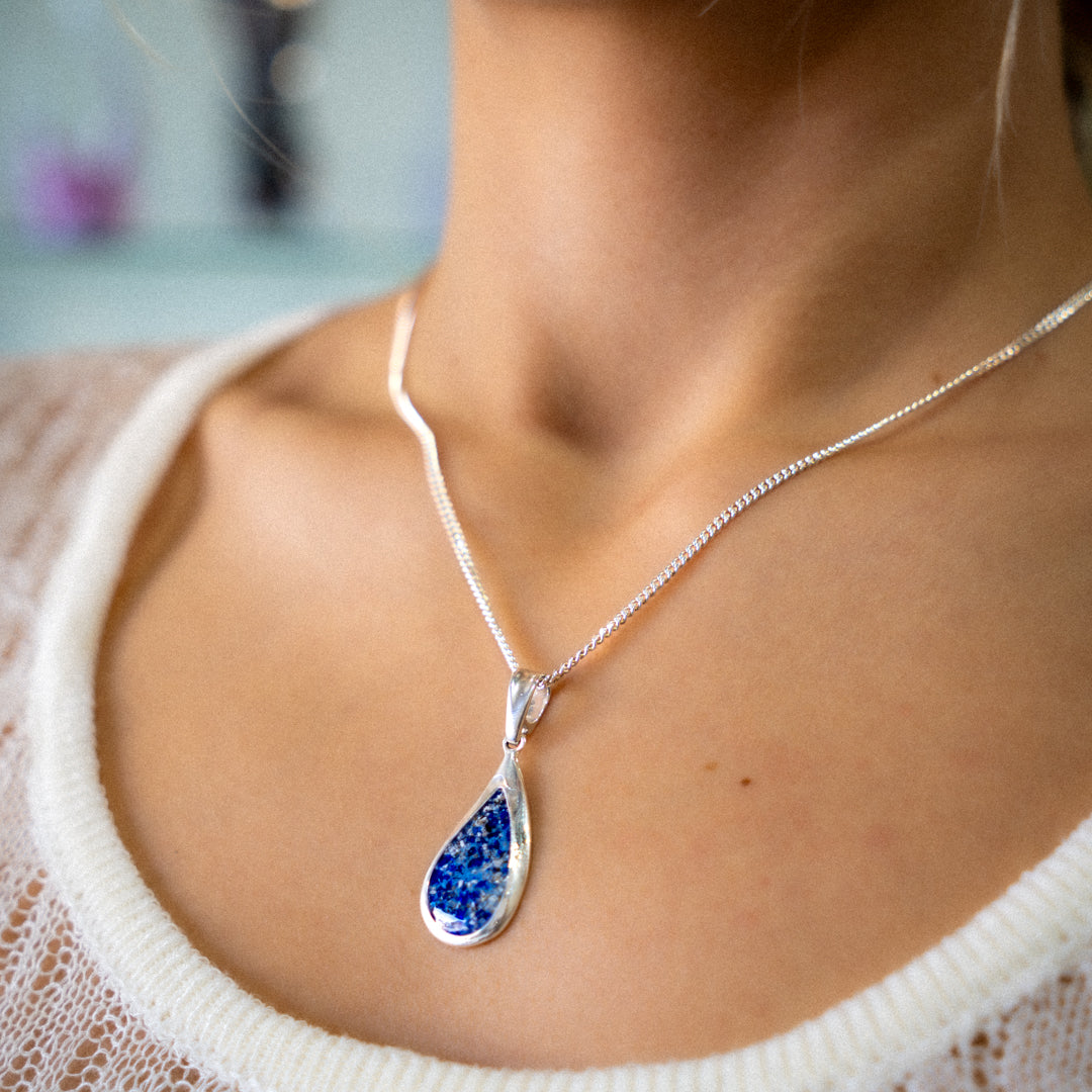 Pear Shaped Ashes Pendant