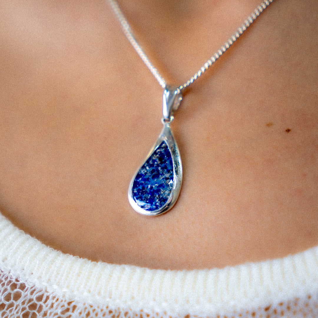 Pear Shaped Ashes Pendant