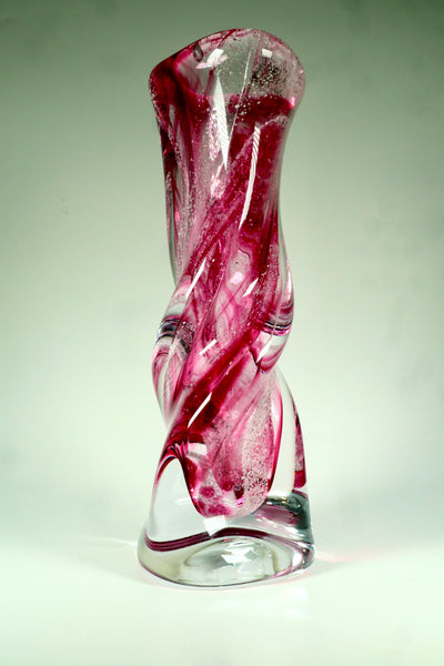 Cremation Ashes - Vortex - Single stem vase