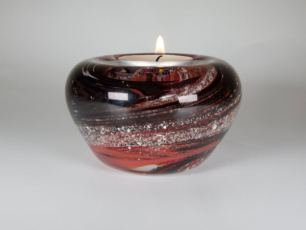 Cremation Ashes Glass Tea light