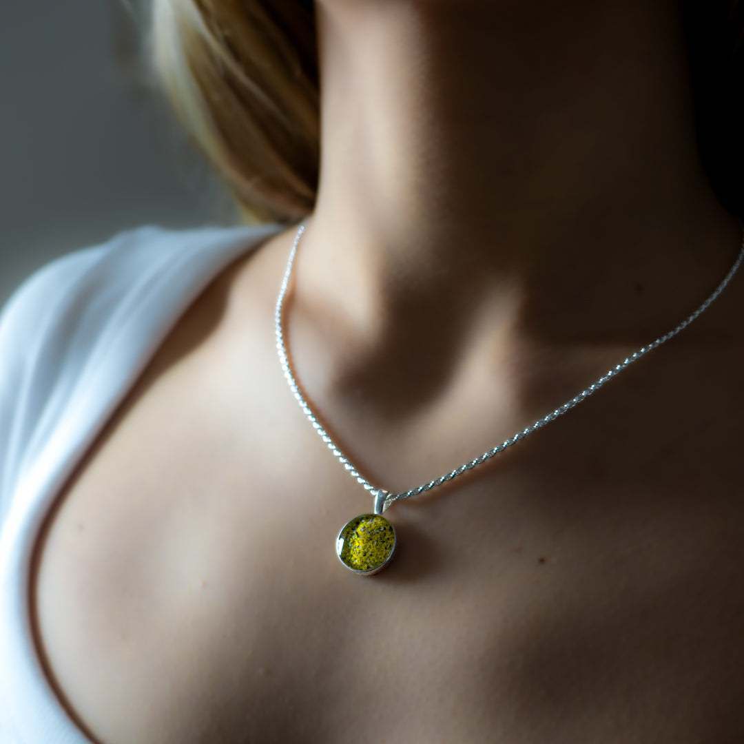 Cherish Memories Forever with the Ashes Round Pendant: A Beautiful Cremation Necklace