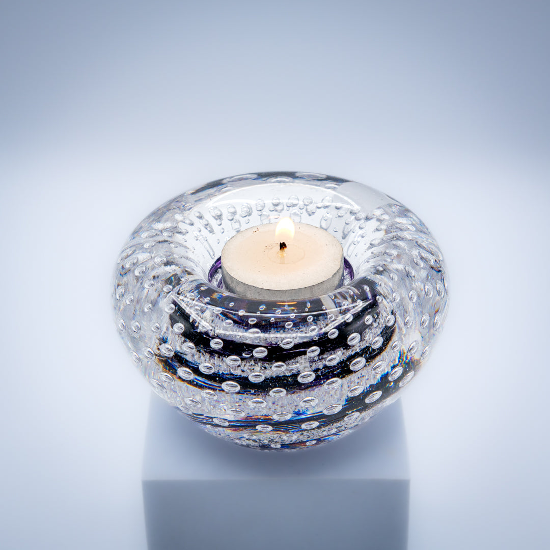 Ashes Bubbled Candle Holder