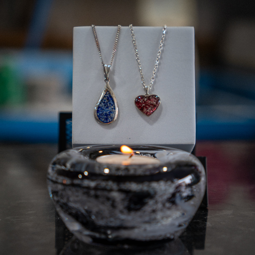 Ashes Keepsake and Two Jewellery Bundle