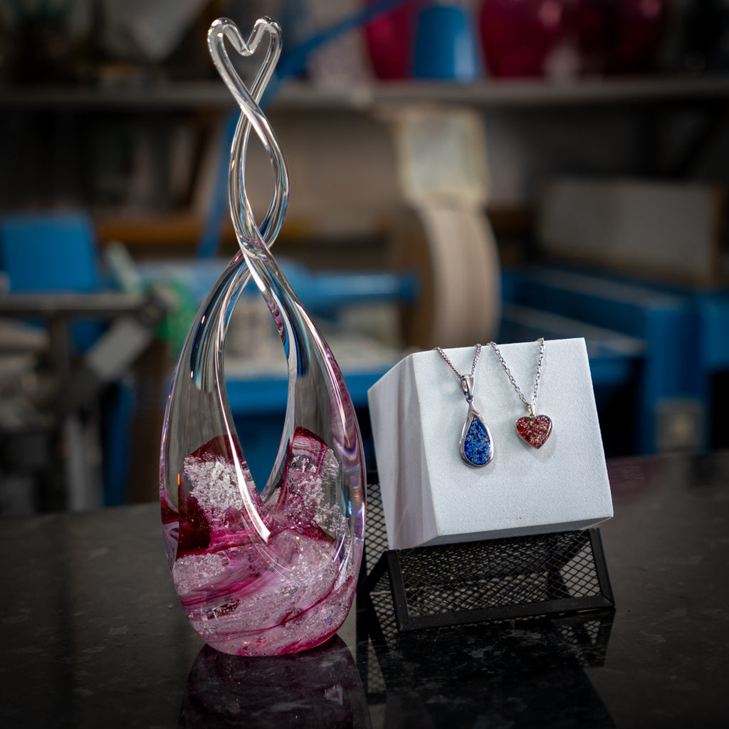 Ashes Keepsake and Two Jewellery Bundle