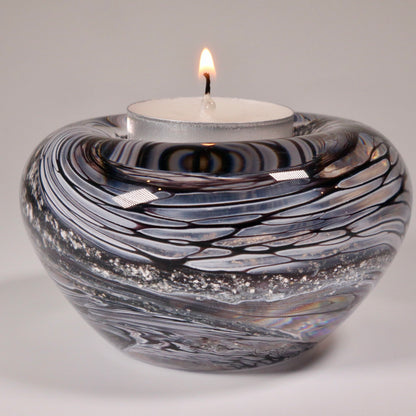 Ashes to Glass Candle Holder - Marbled 