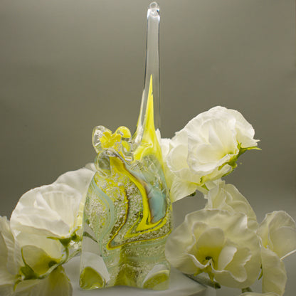 Ashes to Glass Cat - Spring Greens