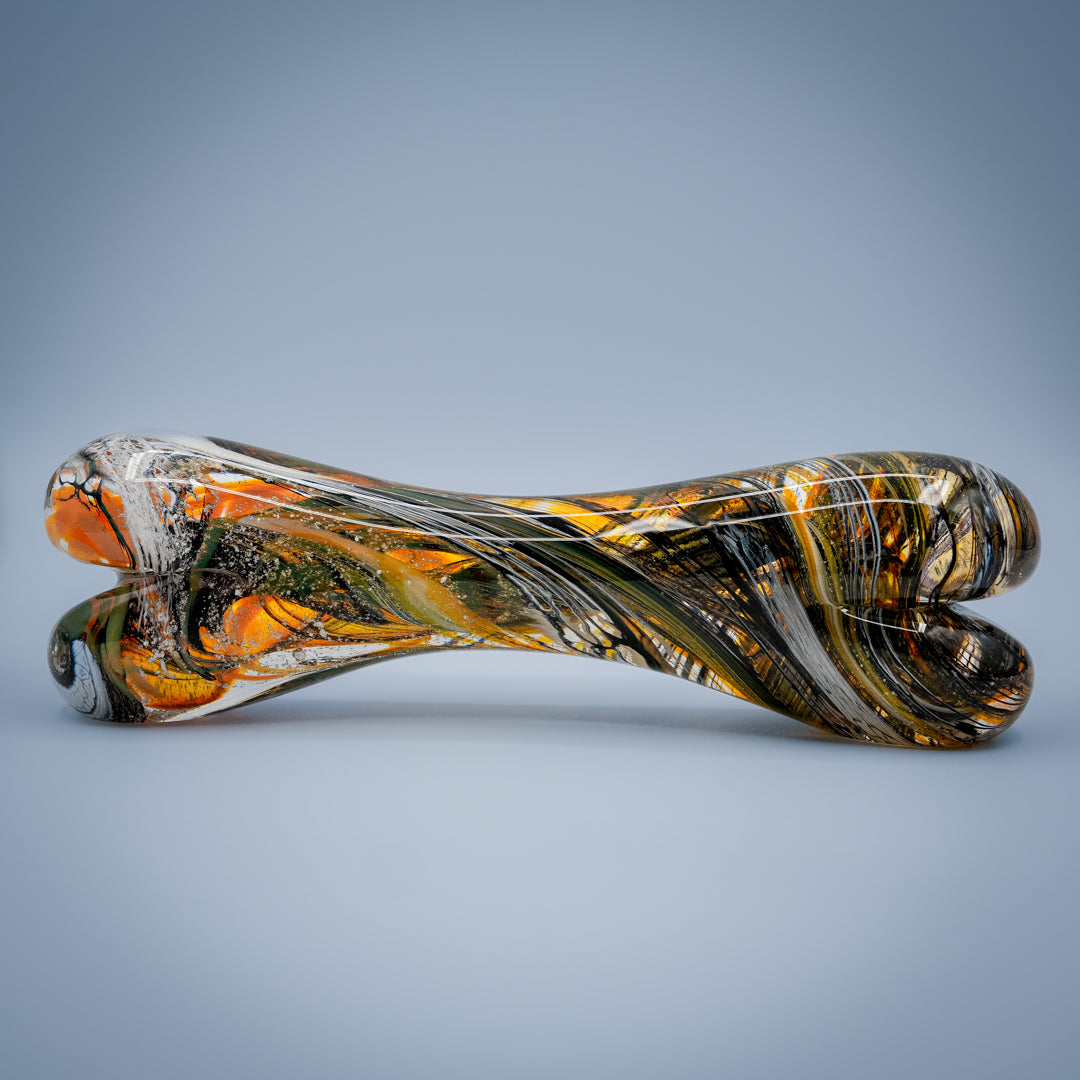 Ashes to Glass Dog Bone
