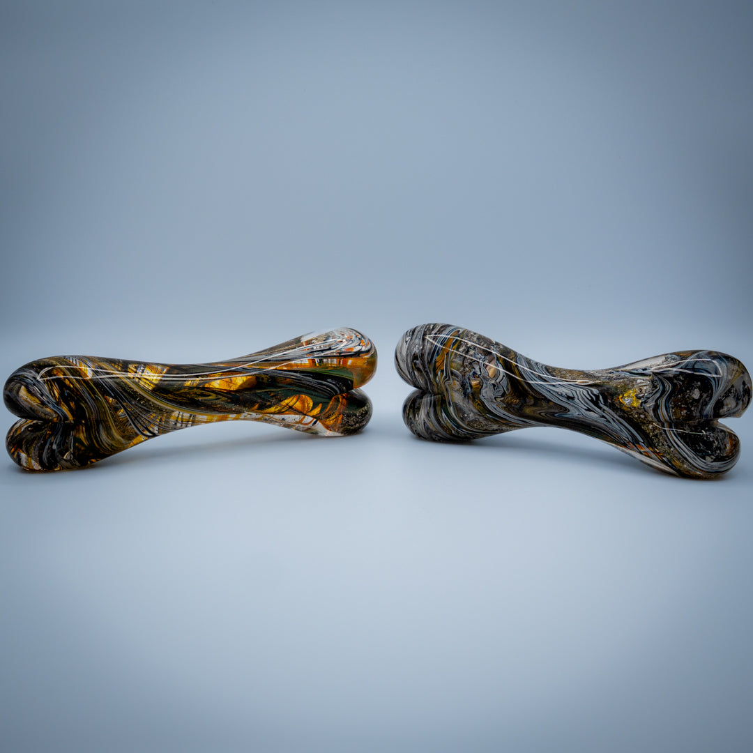 Ashes to Glass Dog Bone