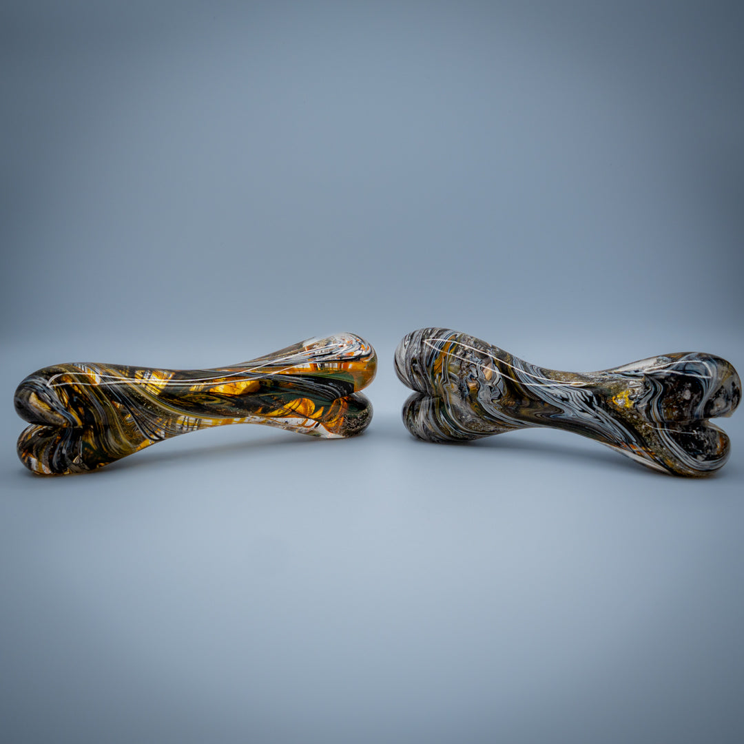 Ashes to Glass Dog Bone