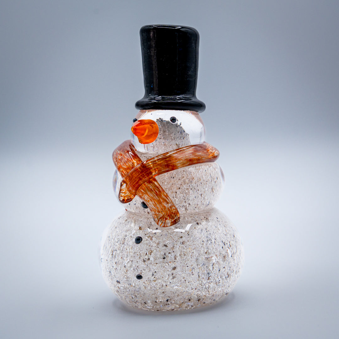 Ashes to Glass Snowman
