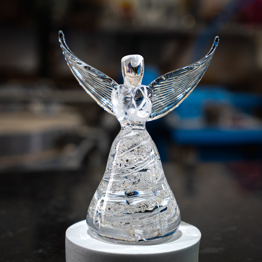 Ashes to glass angel keepsake 