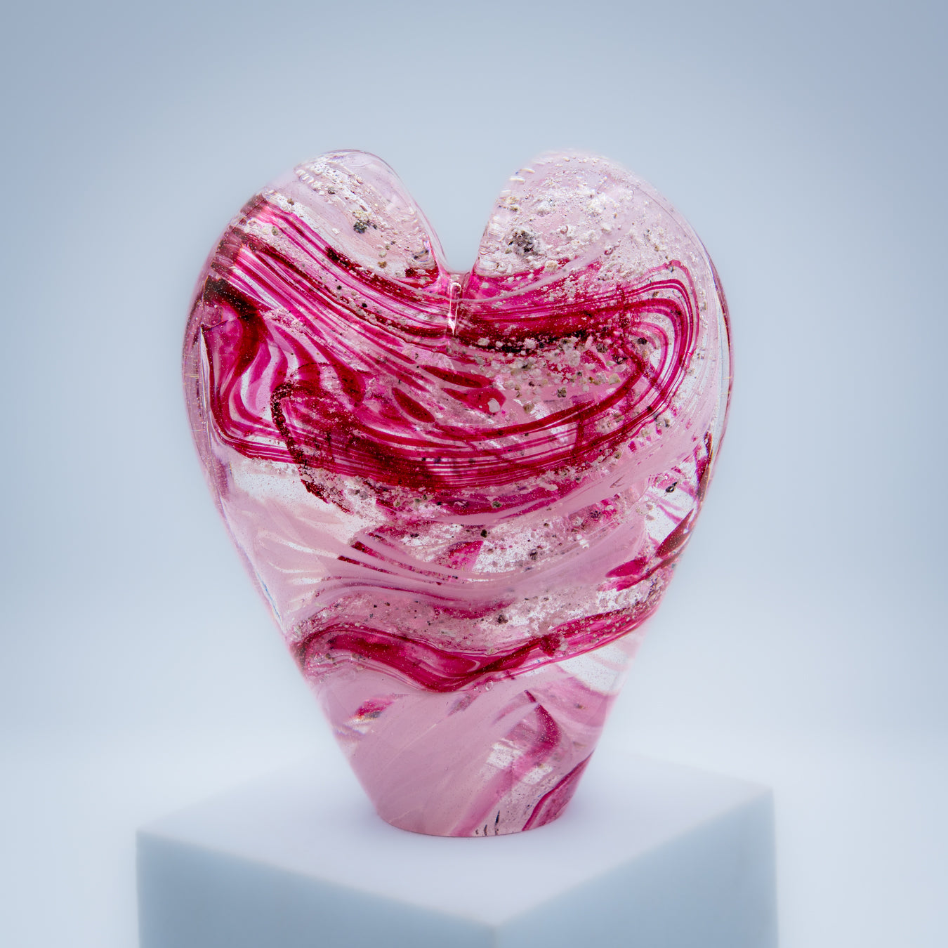 Ashes to Glass Heart Keepsake
