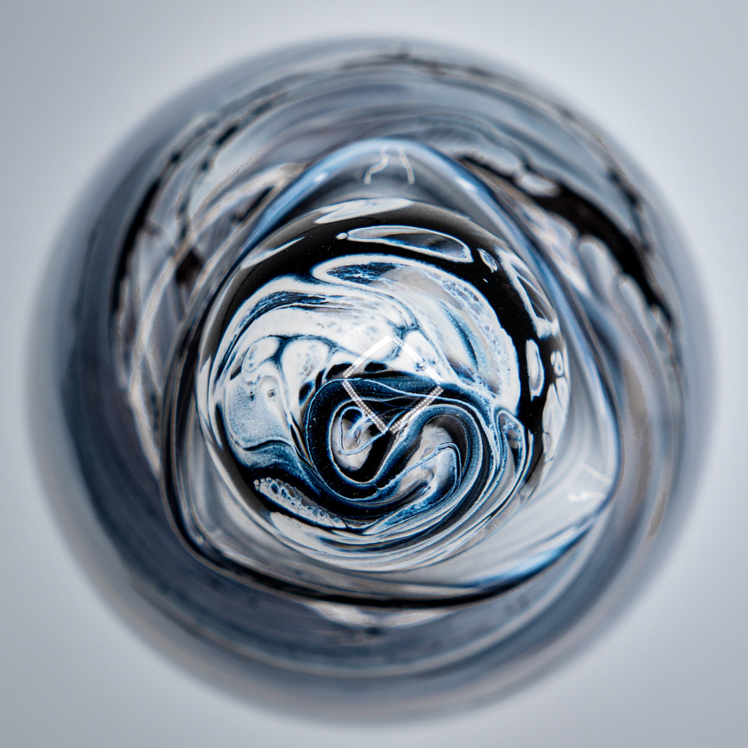 Glass Urn - Marbled