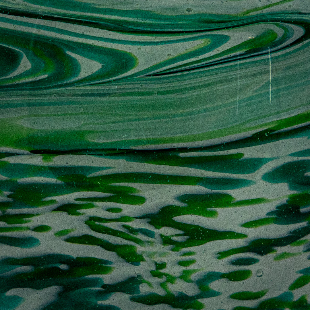 Glass Urn Colour - Spring Greens