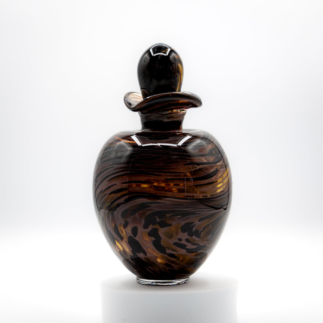 Glass Urn Small - Tortoise Shell & Mocha