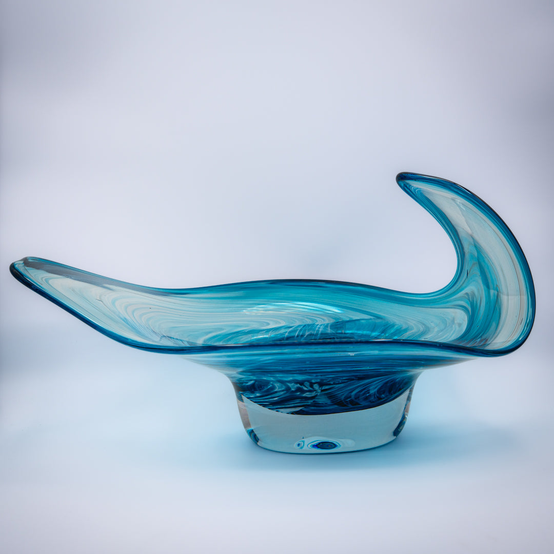 Glass Wave Bowl