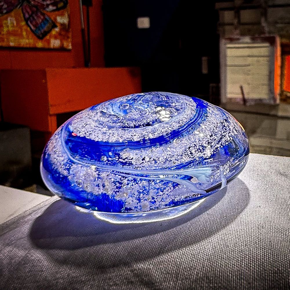 Ashes to Glass Mini Pebble Paperweight