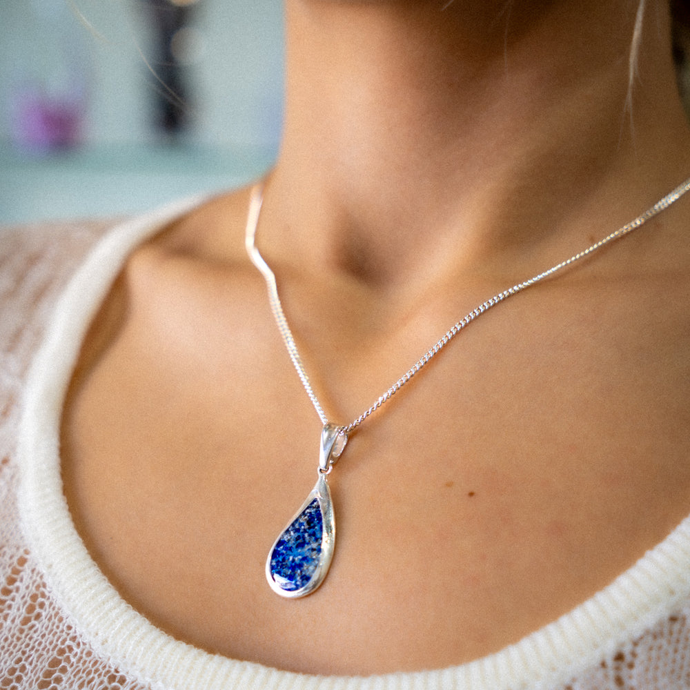 Pear Shaped Ashes Pendant