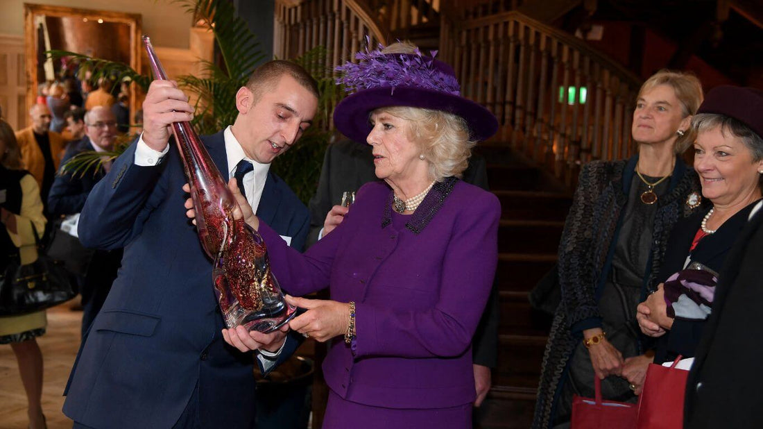 Stuart Wiltshire with Queen Camilla