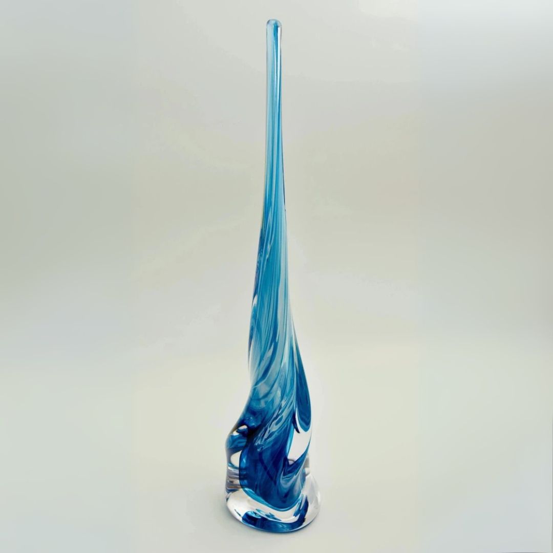 Ashes to Glass Vortex Sculpture