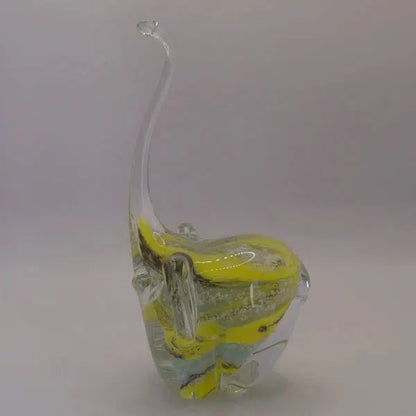 Ashes to Glass Elephant - Royal Blue & Baby Blue
