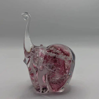 Ashes to Glass Elephant - Royal Blue & Baby Blue