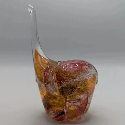 Ashes to Glass Elephant - Royal Blue & Baby Blue