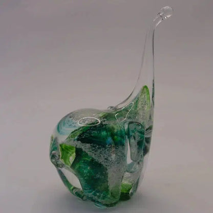 Ashes to Glass Elephant - Royal Blue & Baby Blue