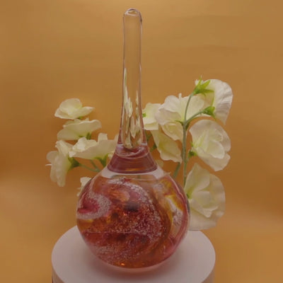 Ashes to glass ring stand