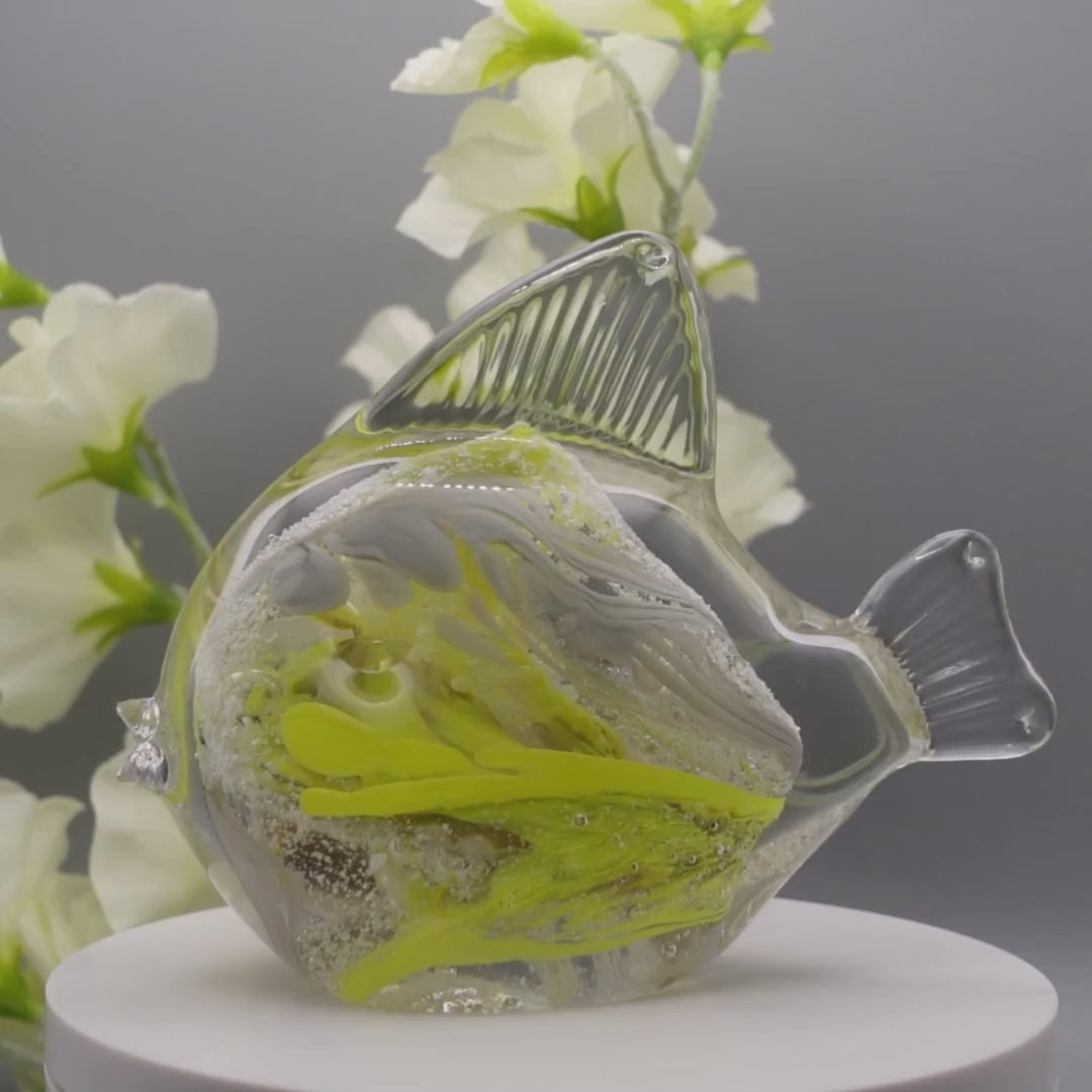 Ashes to glass fish