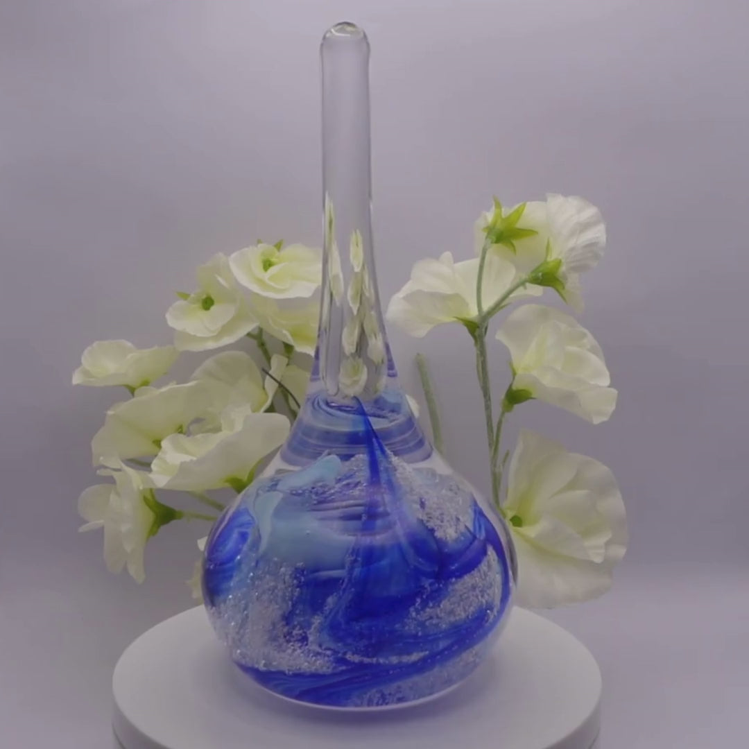 Ashes to glass ring stand