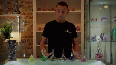 Ashes to glass ring stand